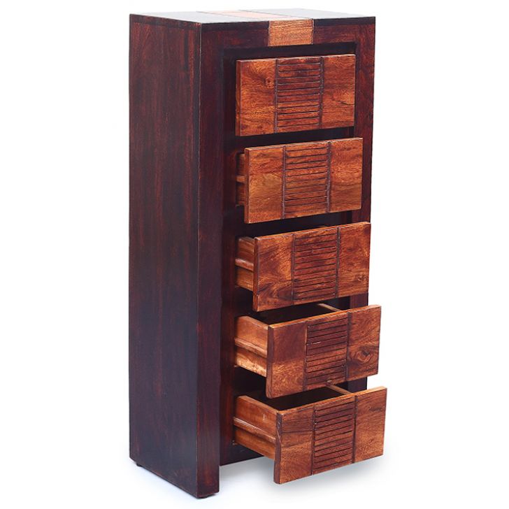 Magnum Chest Of Five Drawers Honey